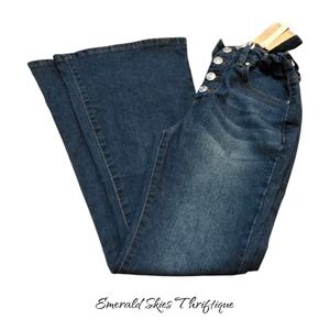 NWT Jessica Simpson Girls 10 Flare Ultra Mid-rise Lulu Stretch jeans free ship